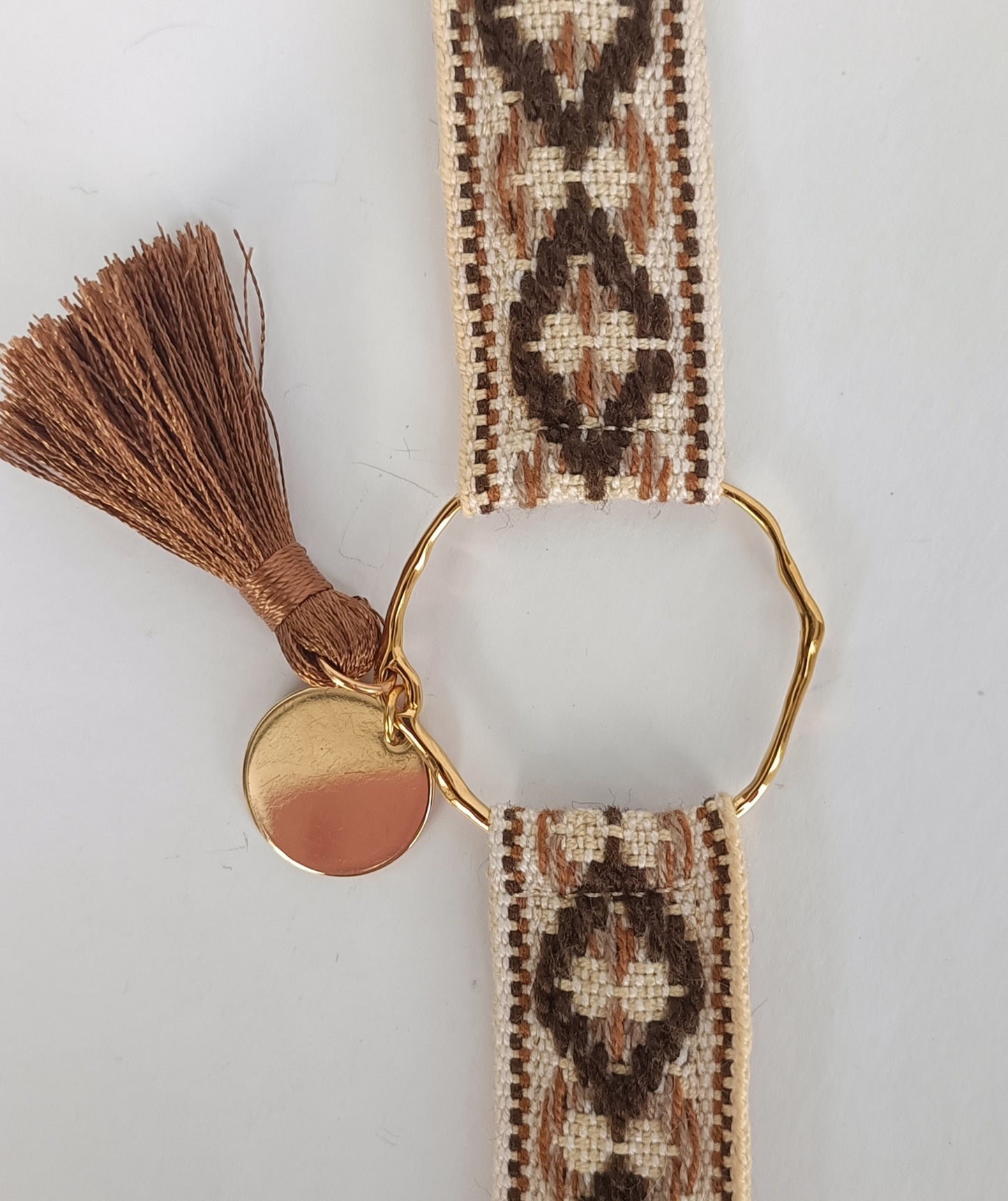 Bracelet Vintage Tempora - Marron/Camel