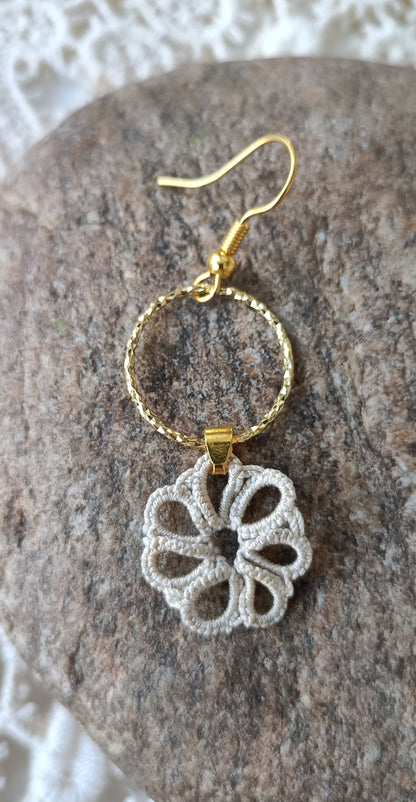 Boucles d'oreilles bohème dentelle