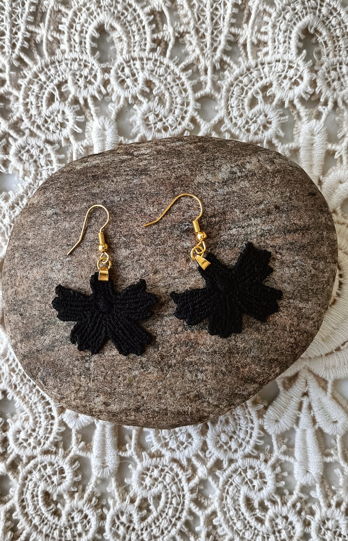 Boucles d'oreilles bohème dentelle