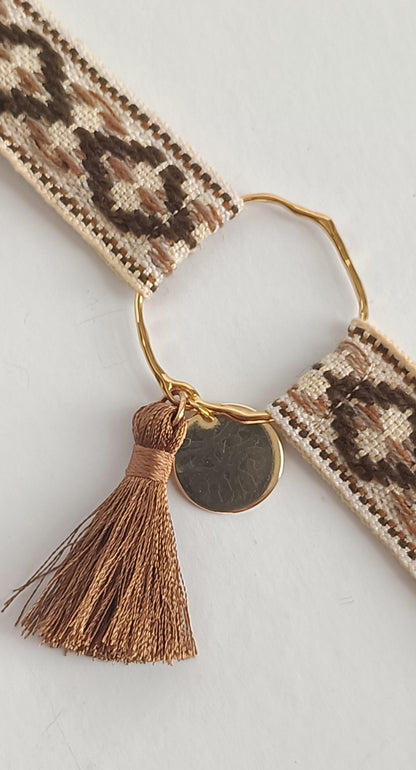 Bracelet Vintage Tempora - Marron/Camel