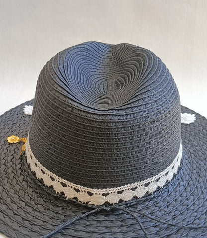 Chapeau panama noir