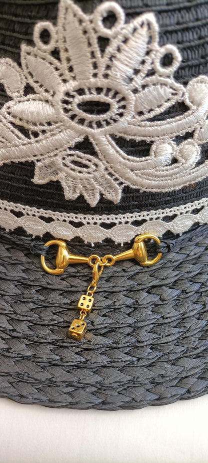 Chapeau panama noir