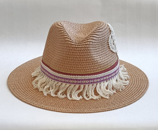 Chapeau panama bohème
