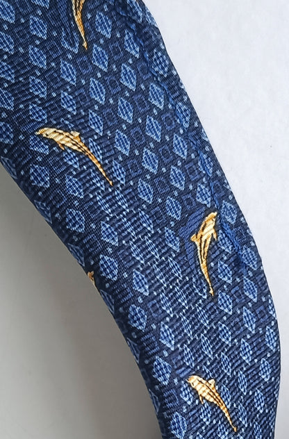 Manchette PM Coeur dorée - Ruban 100% soie