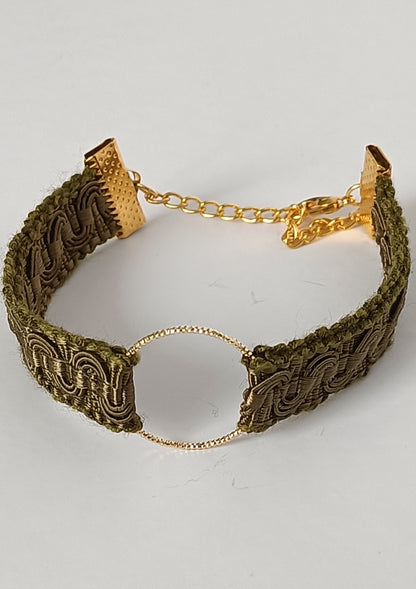 Bracelet Vintage Tempora - Kaki
