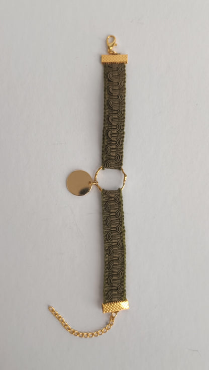 Bracelet Vintage Tempora - Kaki