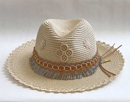 Chapeau panama bohème