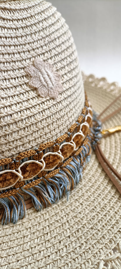 Chapeau panama bohème