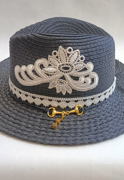 Chapeau panama noir