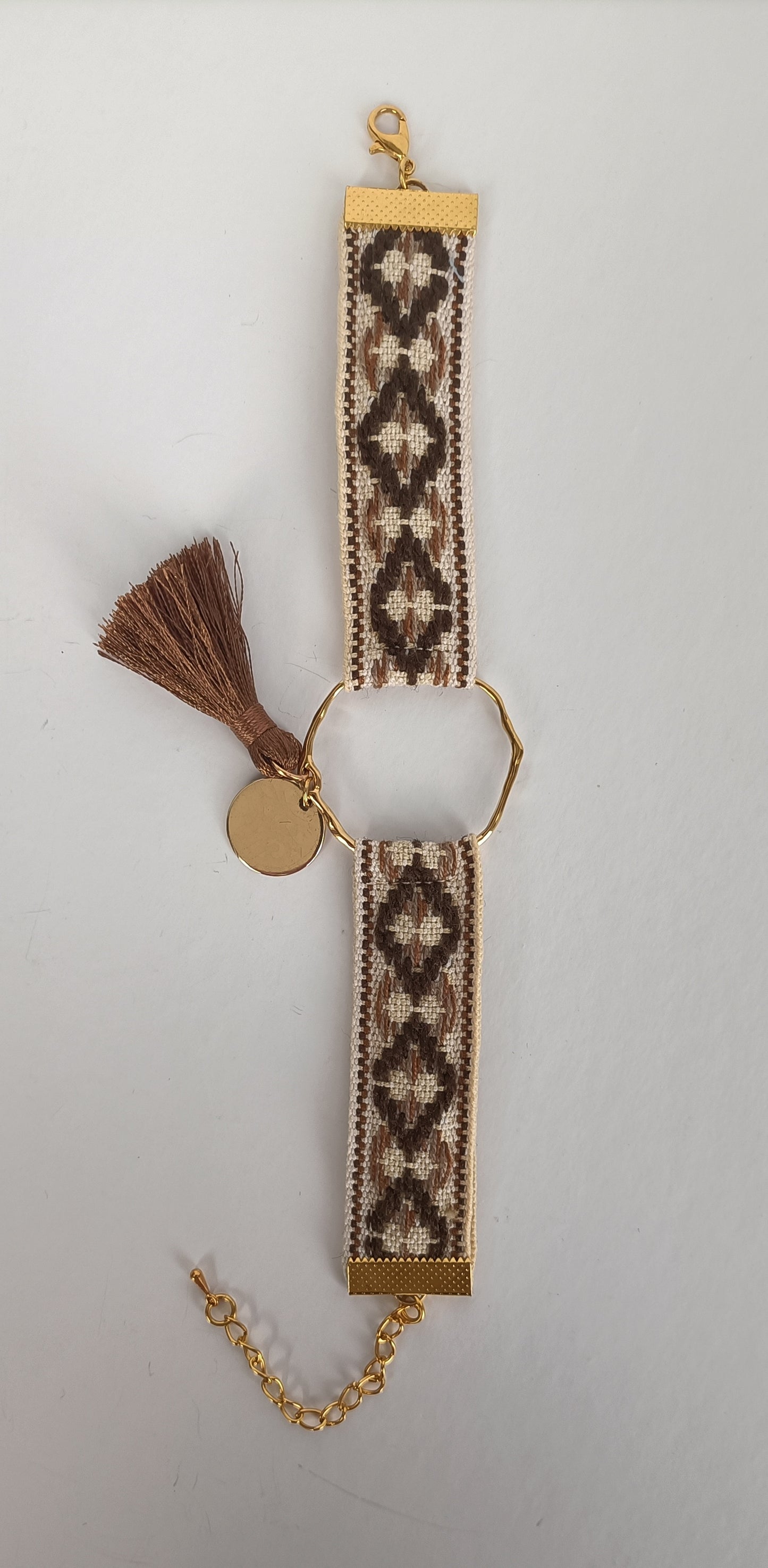 Bracelet Vintage Tempora - Marron/Camel