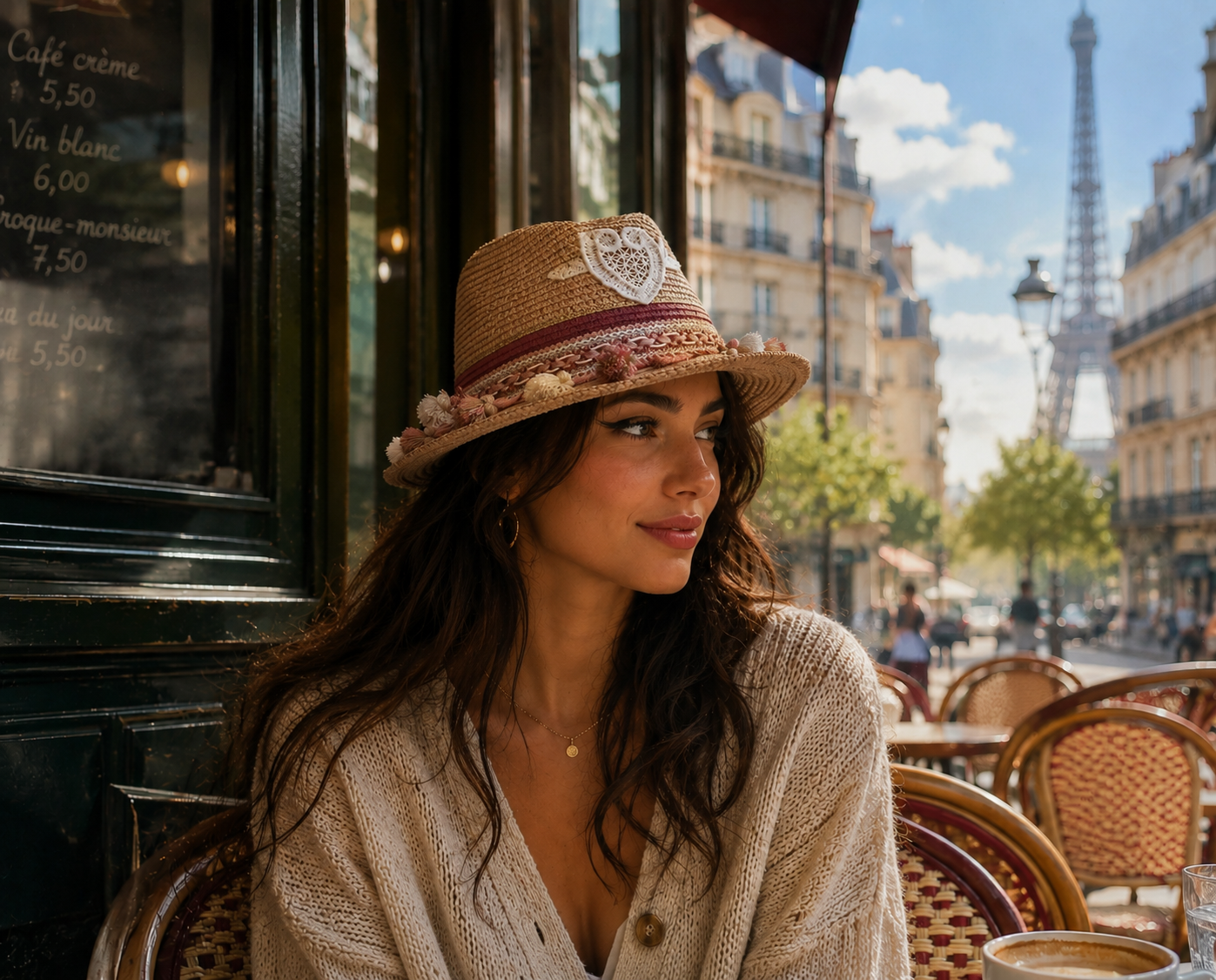 Chapeau panama bohème