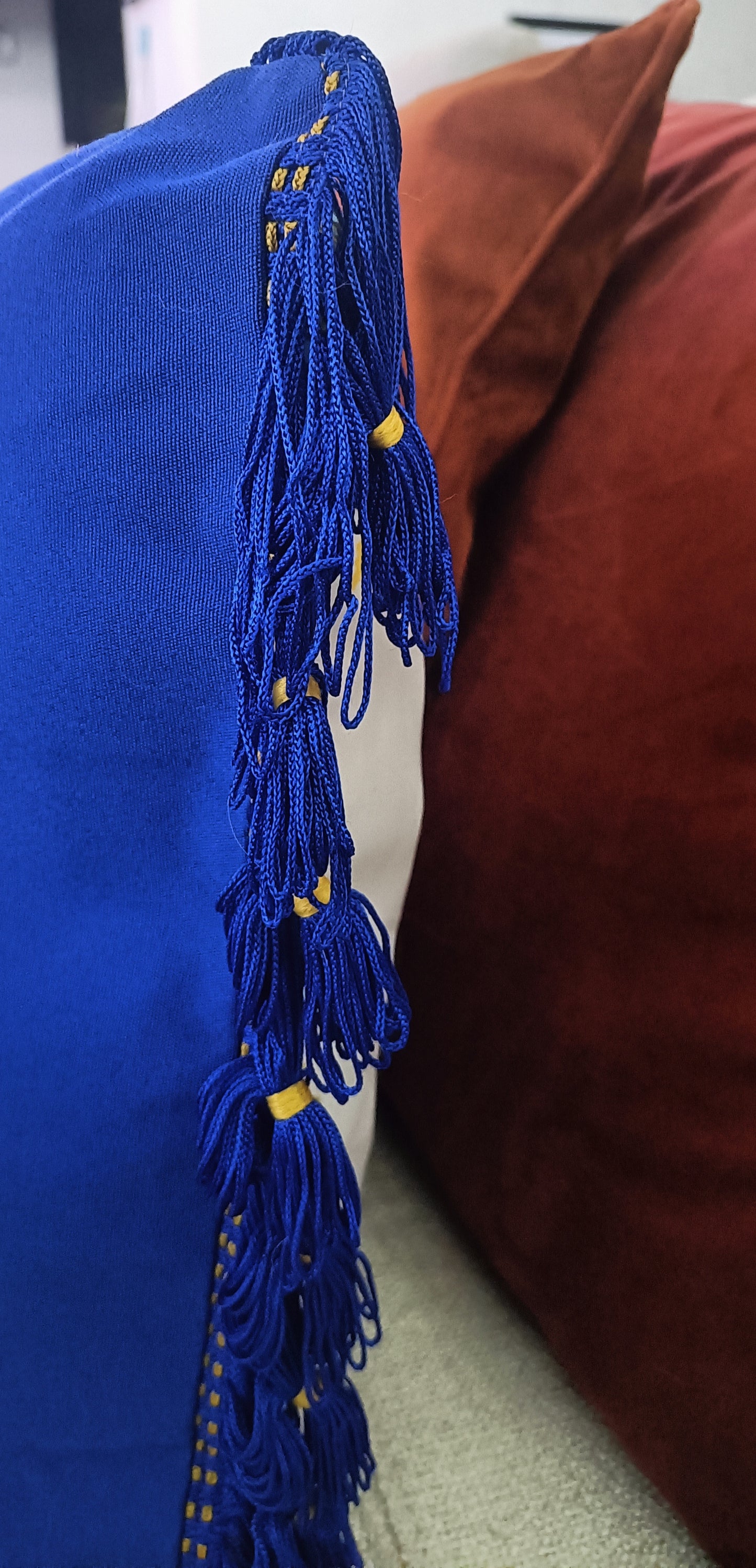 Coussin Œil Bleu & Bleu Klein