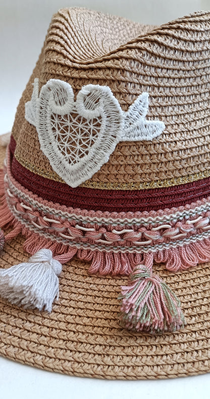 Chapeau panama bohème