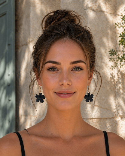 Boucles d'oreilles bohème dentelle