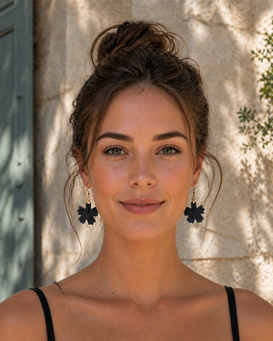 Boucles d'oreilles bohème dentelle